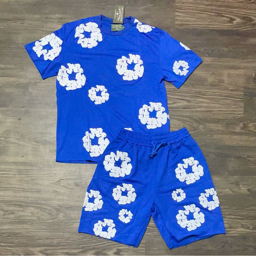 Blue Floral Men's Set